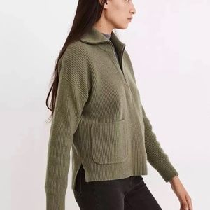 Madewell Glenbrook Half-zip Sweater